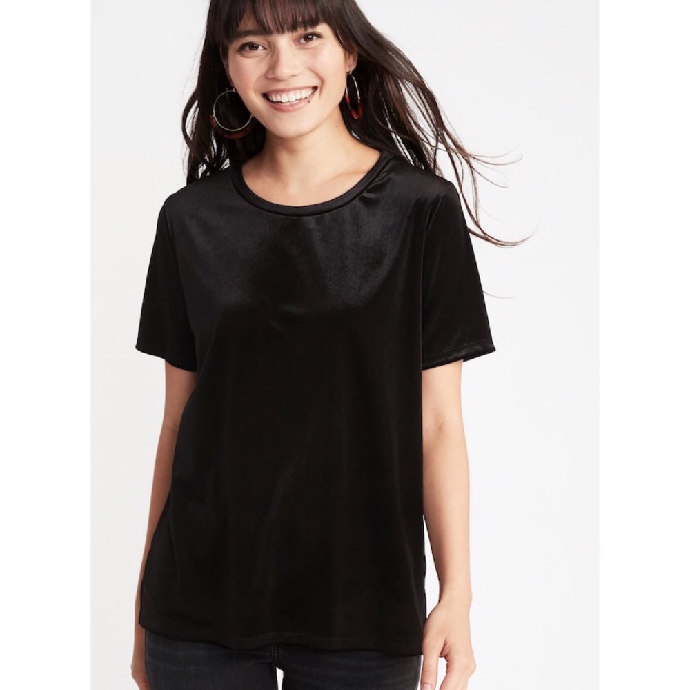 Old Navy Relaxed Velvet T-Shirt